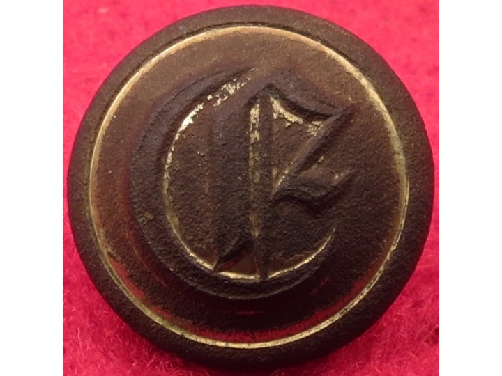 Confederate Engineer Cuff Button
